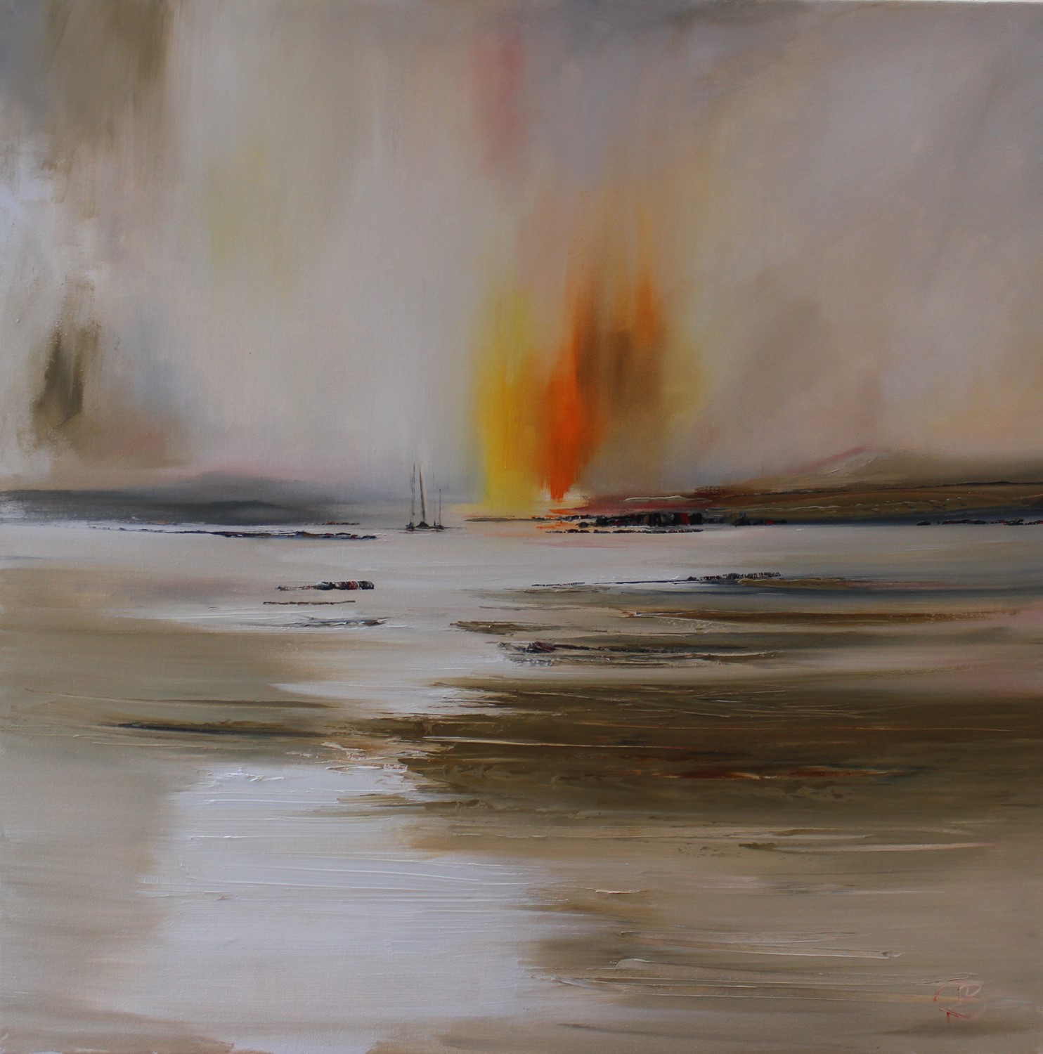 'Flash of Light Amidst the Mist ' by artist Rosanne Barr